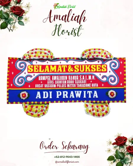 Papan Bunga Ucapan Selamat Sidotopo Wetan